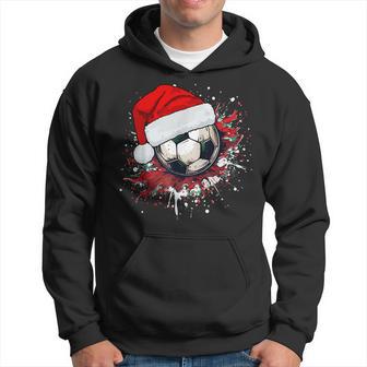 Football Santa Claus Christmas Xmas Kapuzenpullover - Geschenkecke