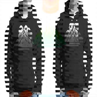 Forêt Nature Triangle Minimalisme Sweat à capuche - Cadeauxyz