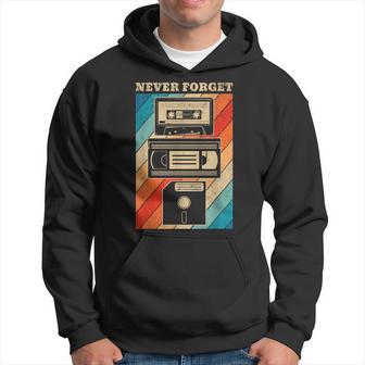 Never Forget Diskettehs Band 90S 80S Cassette Kapuzenpullover - Geschenkecke