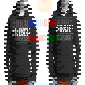 Francais De Racines Marocaines Cadeau Drapeau France Maroc Sweat à capuche - Cadeauxyz