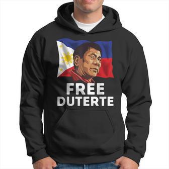 Free Duterte Supporter Président Rodrigo Digong Philippines Sweat à capuche - Cadeauxyz