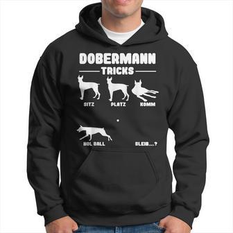 Dog Holder Doberman Dog Tricks S Kapuzenpullover - Geschenkecke