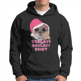 Hamster Sadhamster Hamstie Meme Schlafi Schlafi Kapuzenpullover - Geschenkecke