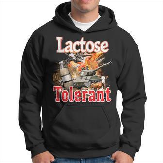 Lactose Tolerance Or Lactose Intolerance Meme Kapuzenpullover - Geschenkecke