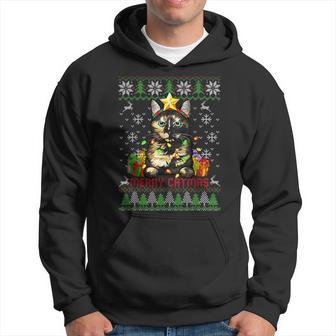 Merry Catmas Tortoiseshell Cat Ugly Christmas Jumper Kapuzenpullover - Geschenkecke