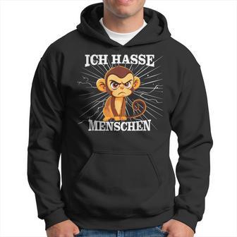 Monkey Meme Based I Hate People Saying Kapuzenpullover - Geschenkecke