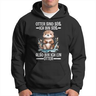 With Otter Sind Süß Ich Bin Süß Also Bin Ich Ein Otter Kapuzenpullover - Geschenkecke