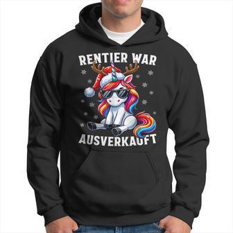 Reindeer Was Out Sold Reindeer Christmas Kapuzenpullover - Geschenkecke