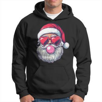 Santa Heart Sunglasses Bubblegum Christmas Santa Kapuzenpullover - Geschenkecke