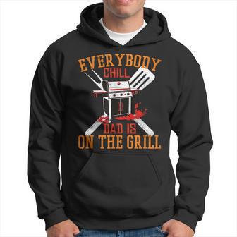 Saying Dad Is On The Grill For Dad On Father's Day Kapuzenpullover - Geschenkecke