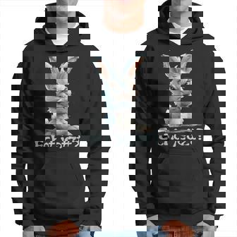 Statement Rabbit I No Hare Real Now Kapuzenpullover - Geschenkecke