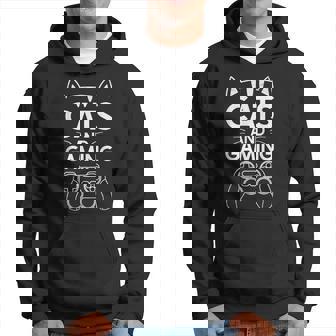 Gamer Zocker Cats And Gaming Chats Et Jouer Jouer Sweat à capuche - Cadeauxyz