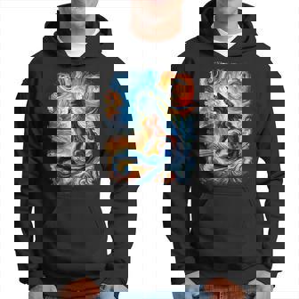 Gato Artístico Y Abstracto Con Aspecto Colorido Sudadera - Regaloses