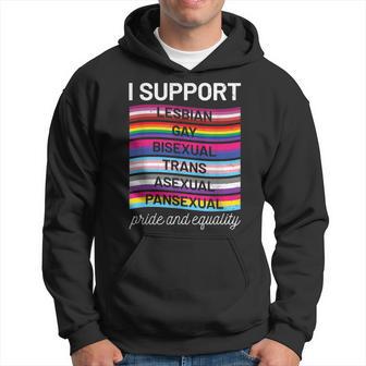 Gay Pride Lgbt Support Trans Pan Lesbian Bi Equality Kapuzenpullover - Geschenkecke