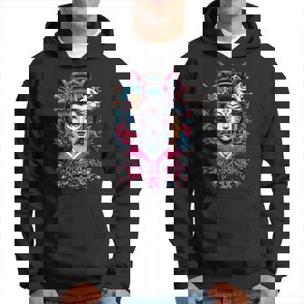 Geisha Japonaise Grahic De Style Japonais Culture Japonaise Sweat à capuche - Cadeauxyz