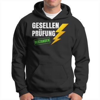 Gesellenprüfung Elektriker Gesellenbrief Saying Gesellen Kapuzenpullover - Geschenkecke