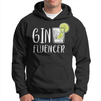 Ginfluencer Cocktail Gin Tonic Juniper Schnapps Alcohol Kapuzenpullover - Geschenkecke