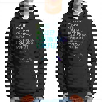 Glass Blowing Eat Sleep Repeat Watercolor Sweat à capuche - Cadeauxyz