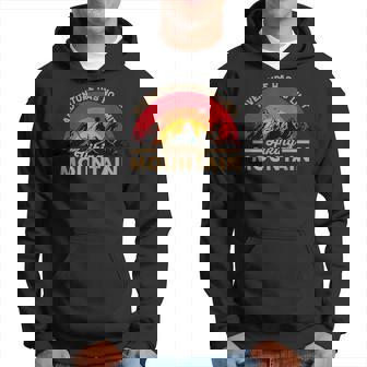 Graphique Fantaisie Motif Montagnes Nature Sweat à capuche - Cadeauxyz