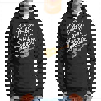 Guitariste Je Peux Pas J'ai Guitare Musicien Retrointage Sweat à capuche - Cadeauxyz