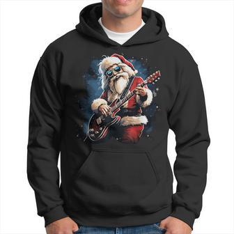 Hab Einen Rock & Roll Christmas Rock Santa Music Lovers Kapuzenpullover - Geschenkecke