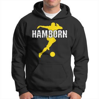 Hamborn Football Kicken Fan Nrw Stadium Yellow Kapuzenpullover - Geschenkecke