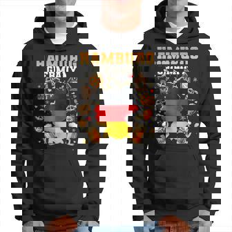 Hamburgo Alemania Souvenir Bandera Alemana Mapa Hamburgoacaciones Sudadera - Regaloses