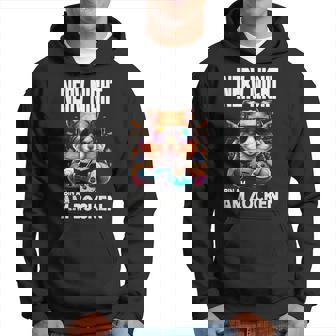 Hamster Nerv Nicht Bin Am Zocken Am Zocken Gaming Kapuzenpullover - Geschenkecke