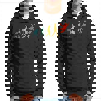 Handballer Evolution Retro Handball Team Kapuzenpullover - Geschenkecke