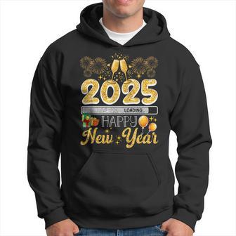 Happy New Year 2025 Loading Fireworks Champagne Lover Kapuzenpullover - Geschenkecke