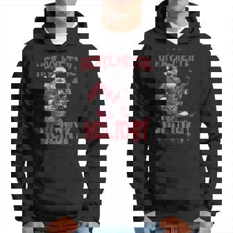 Heavy Metal Santa Claus Rock Holiday Navidad Música Rock Sudadera - Regaloses