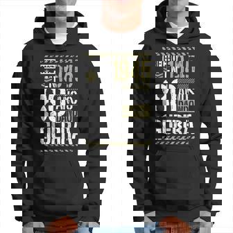 Hecho En 1945 Dando Guerra 80 Años 80 Cumpleaños Hombre Sudadera - Regaloses