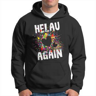 Helau Again Carnival Party Costume Confetti Kapuzenpullover - Geschenkecke