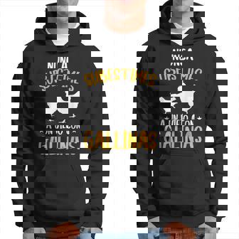 Hombre Agricultor Pollo Nunca Subestimes A Uniejo Con Gallinas Sudadera - Regaloses