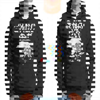 Hombre Grandad Bear Autism Awareness Autism Papa Daddy Sudadera - Regaloses