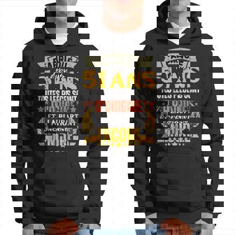 Homme 51 Ans Anniversaire Homme Cadeau Rigolo 51 Ans Blague Sweat à capuche - Cadeauxyz