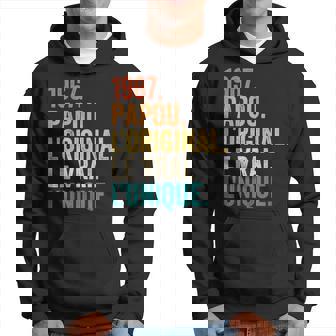 Homme Anniversaireintage -1967 Papou L'original Lerai L'unique Sweat à capuche - Cadeauxyz