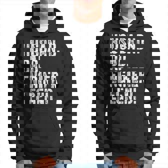 Husband Dad Engineer Legend Para Hombre Sudadera - Regaloses