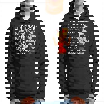 Ich Bin Immer Artig Einzigartig Katastrofee Teufelin Kapuzenpullover - Geschenkecke