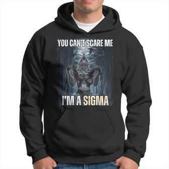 Ich Bin The Sigma Du Kannst Mich Nicht Erschrecken Wolf Meme Alpha Kapuzenpullover - Geschenkecke