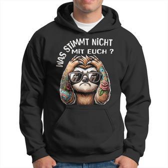 Ich Hasse Menschen Was Stimmt Denn Mit Dir Nicht Kapuzenpullover - Geschenkecke