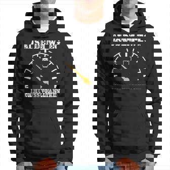 Ich Mussolltanken Lustig Bier Sauf Spruch Herren Männer Kapuzenpullover - Geschenkecke