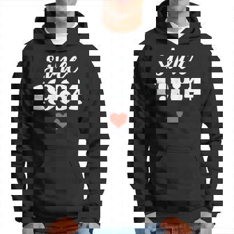 Idée Cadeau Saintalentin Anniversaire Couple Mariage 1984 Sweat à capuche - Cadeauxyz