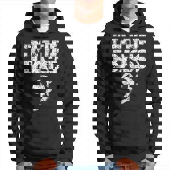 I'm The Bass Blanc Ancien Je Suis Le Bass Bassiste Sweat à capuche - Cadeauxyz