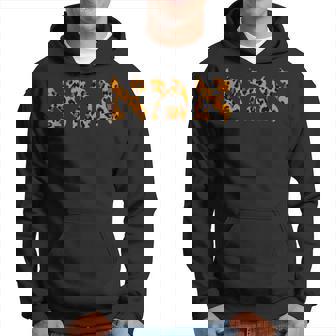 Ima Hebreo Mamá En Leopardo Impresión Letras Sudadera - Regaloses