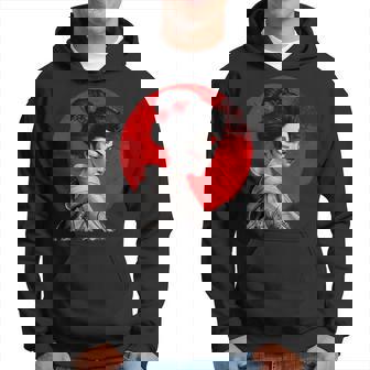 Impresionante Geisha Samurai Pintura Japonesa Tradicional A Sudadera - Regaloses