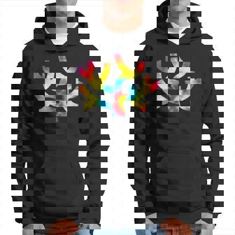 Imprimé Tie-Dye Corail Arc-En-Ciel Polyp Reef Hippie Peace Cadeau Sweat à capuche - Cadeauxyz