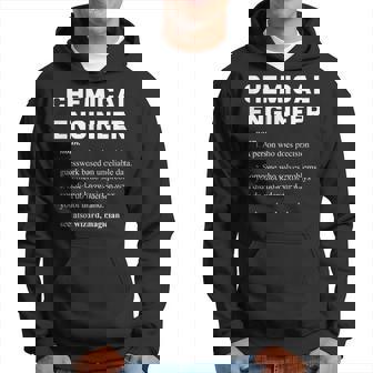 Ingeniero Químico Divertida Definición De Diccionario Sudadera - Regaloses
