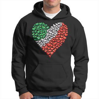 Italy Flag Heart Of Passion For Italy Kapuzenpullover - Geschenkecke