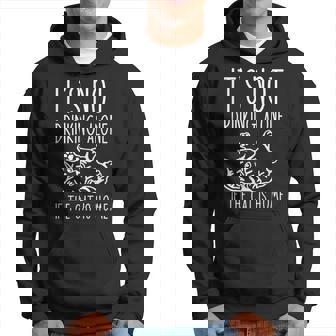 It's Not Drinking Alone If The Cat Is Home Sudadera - Regaloses